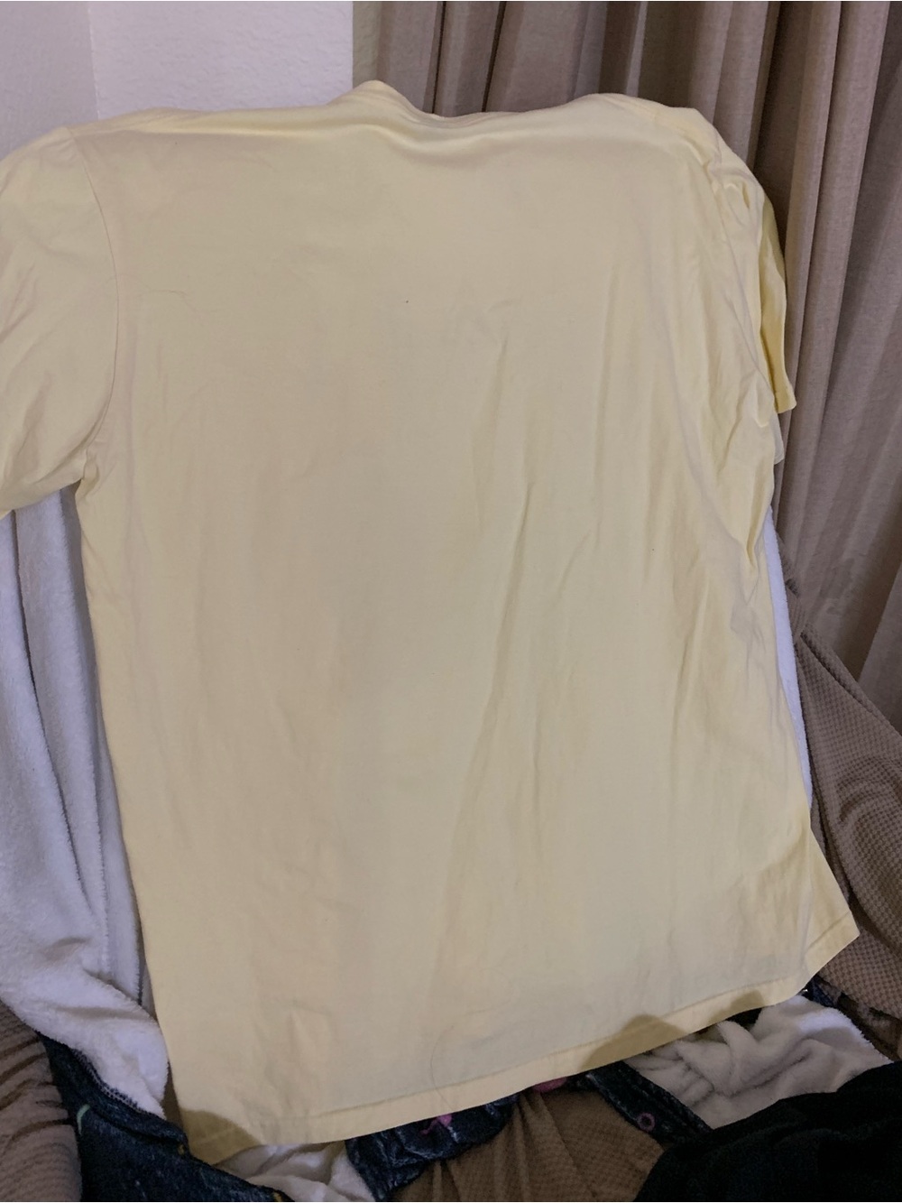 This is a light yellow, short-sleeve teacher appreciation t-shirt i - Picture 3 of 5